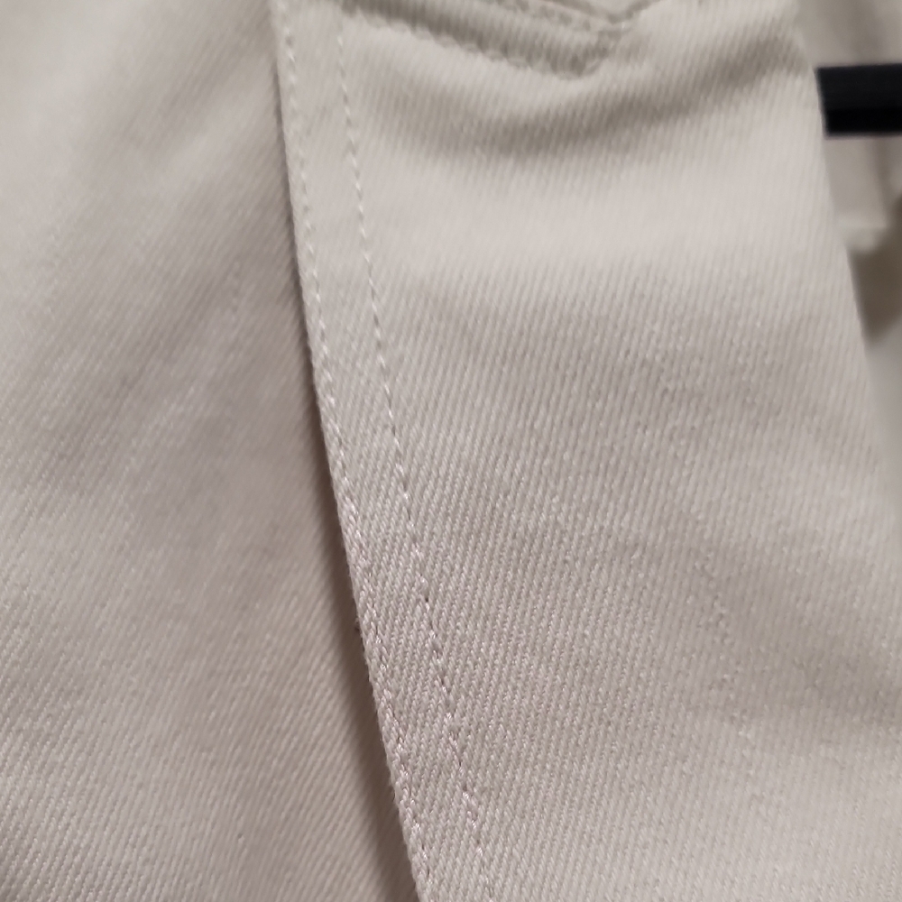 Cinq A Sept Cream Blazer with Ruched Sleeves - Picture 7 of 14